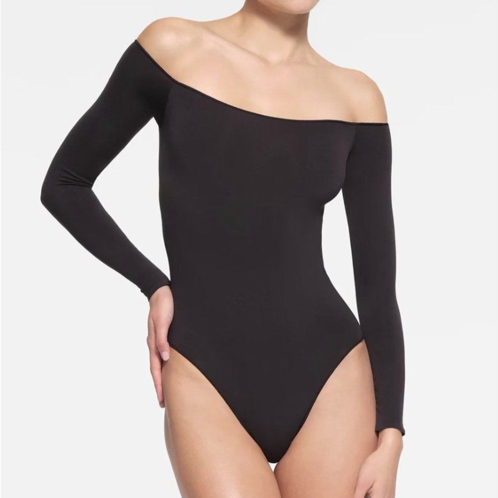 Essential off the shoulder bodysuit from skims